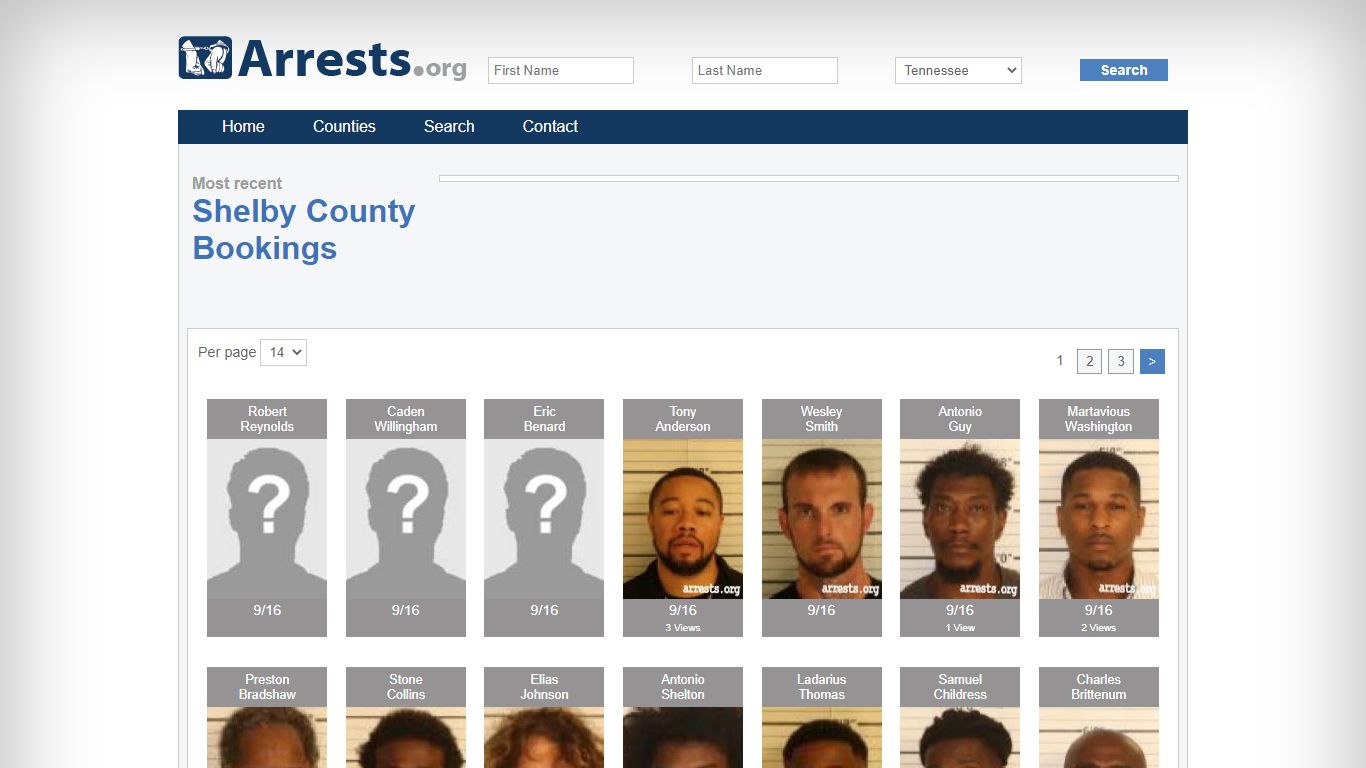 Shelby County Arrests and Inmate Search